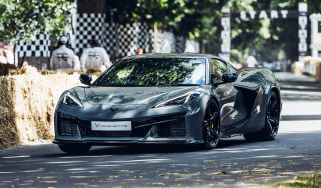 Chevrolet Corvette E-Ray at the 2025 Goodwood Festival of Speed - front cornering 